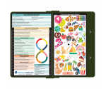 WhiteCoat Clipboard® - Army Green Child Life Specialist Edition